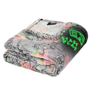Catalonia Glow in the Dark Blanket for Kids Soft Throw Plush Fleece 50x60 NWT